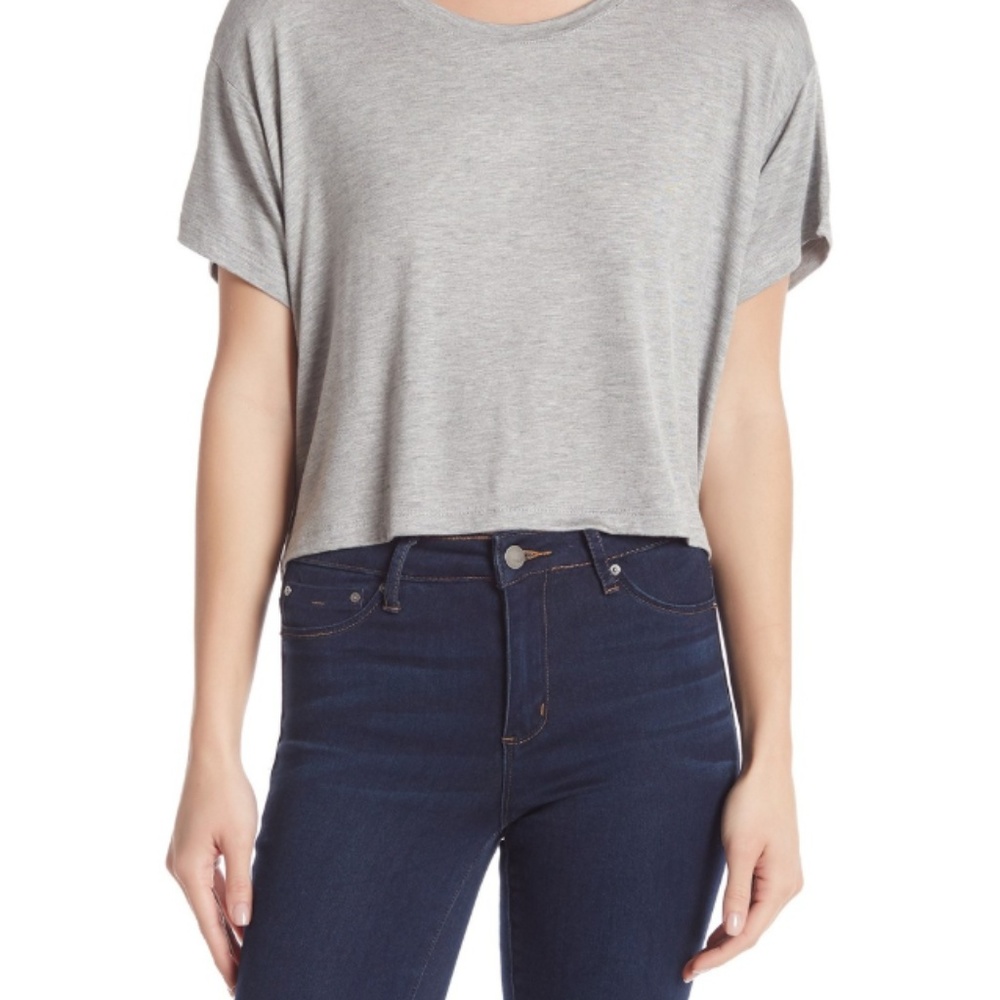 Project social tee boyfriend tee grey